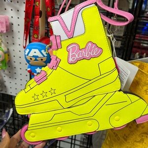 Loungefly Authentic Barbie Pink Roller Skate Crossbody Bag